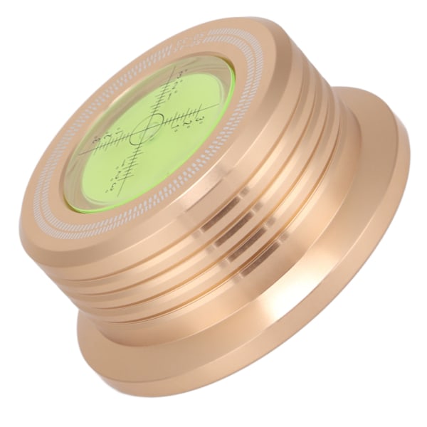 Skivspelare Stabilisator 50Hz Skivklämma Skivvikt Stabilisator med Vattenpass Hastighetsdetektering för Vinylskivspelare
