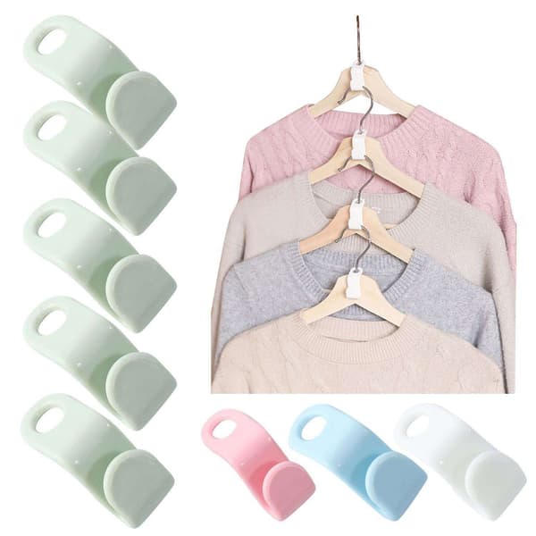 50-pakning Bøjle - Tilslutningskrog - Organizer MultiColor MultiColor 50-Pack