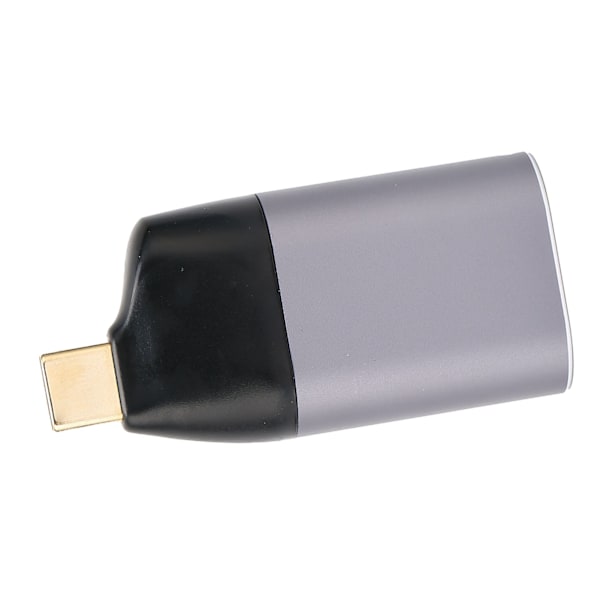 USBC till RJ45 Adapter Aluminiumlegering Hane till Hona PD3.0 Ethernet Laddarkonverterare