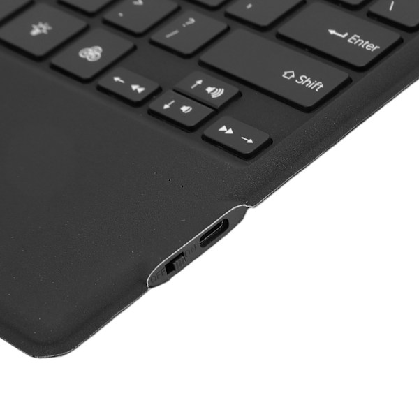Magnetiskt Bluetooth-tangentbord Färgglad Bakgrundsbelysning Multi Touchpad Trådlöst Bluetooth 5.0 Tablet-tangentbord för Pro 3 4 5 6 7 Svart