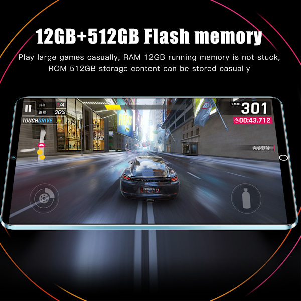 10-tums surfplatta för Android 10.0 4GRAM 64GROM 128G Expansion Octa Core CPU 2.5GHz Dual SIM IPS-skärm 5G Dual Band Surfplatta 100 till 240V