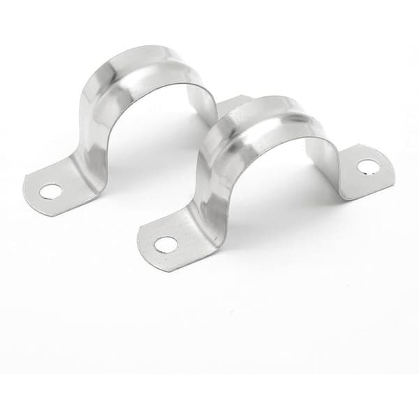 U-formet slangeklemme i rustfritt stål, halvsirkulær luftvannsrørklemme, vannrørfester - 40 mm