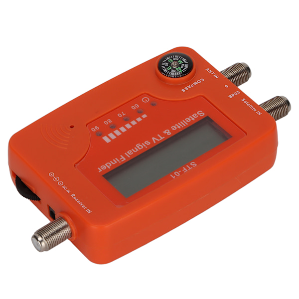 Satellit-TV Signal Finder LCD-Display Digital Satellitsignalmeter med Kompass Summerkontroll
