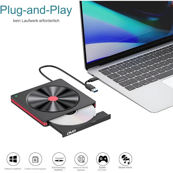 USB 3.0 och Typ-C Stöttålig och Snabb