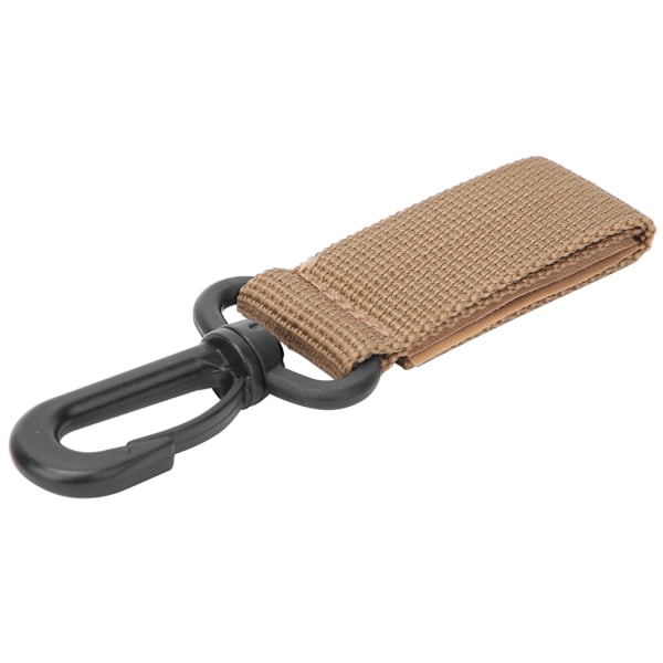 3Pcs Outdoor Supply 360 Degree Rotation Webbing Buckle Key Chain Belt Hookkhaki