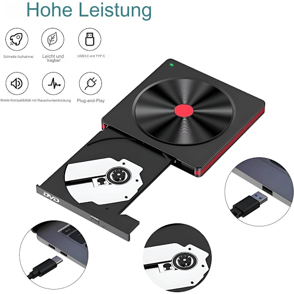 USB 3.0 och Typ-C Stöttålig och Snabb