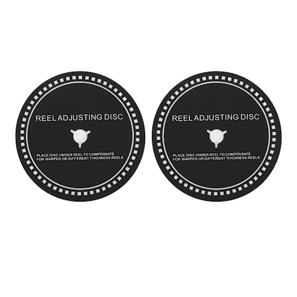 2 st Nab HUB Adapter Spacer 82mm Diameter Ersättnings Silikon Spole Justeringsskiva för Revox Studer Revox för Teac Rullbandspelare