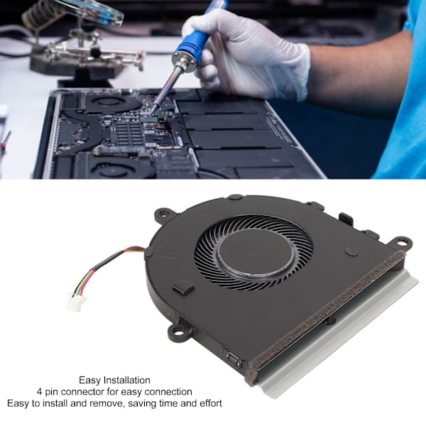 Laptop CPU Kylfläkt Ersättning CPU Fläkt för Dell Inspiron 15 5575 5570 3533 3583 5593