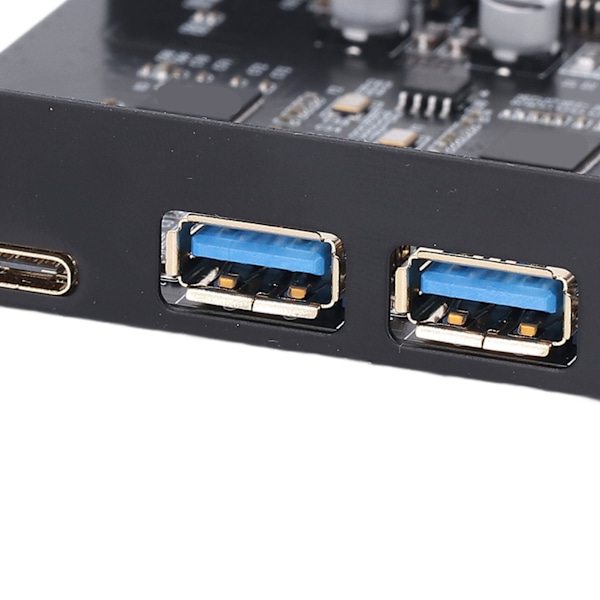 PCIe till USB 3.2 Gen 2-kort 20 Gbps 3 USB Typ A 2 USB Typ C 5-portars PCI Express-expansionskort för Windows, Linux och OS X PC