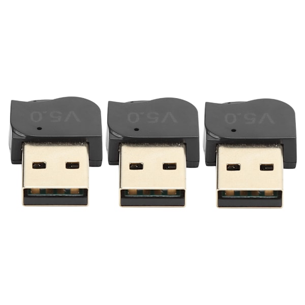 3 st Bluetooth Låg Energiförbrukning Trådlös USB-adapter Portabel Dubbellägesöverföring