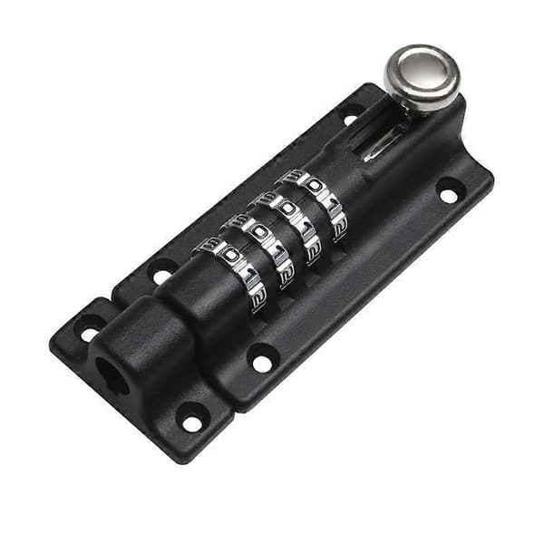 Combination Lock, Code Lock for Door, Waterproof 4-Digit Combination Lock with Screws, Black [DB]