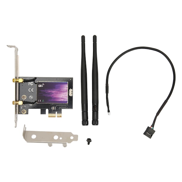WiFi 6 PCIE Trådlöst Nätverkskort 3000Mbps Trippelband 2.4G 5.8G 6E PCIE WiFi 6E Adapterkort för Spelstreaming