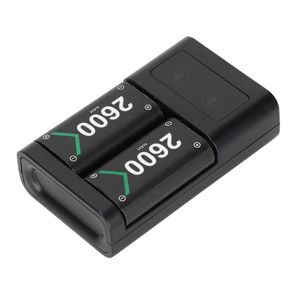 Laddstation för Handkontroll Dubbel Laddning Uppladdningsbar 5V DC Gamepad Batteriladdare med 2-färgs LED-indikator för Xbox