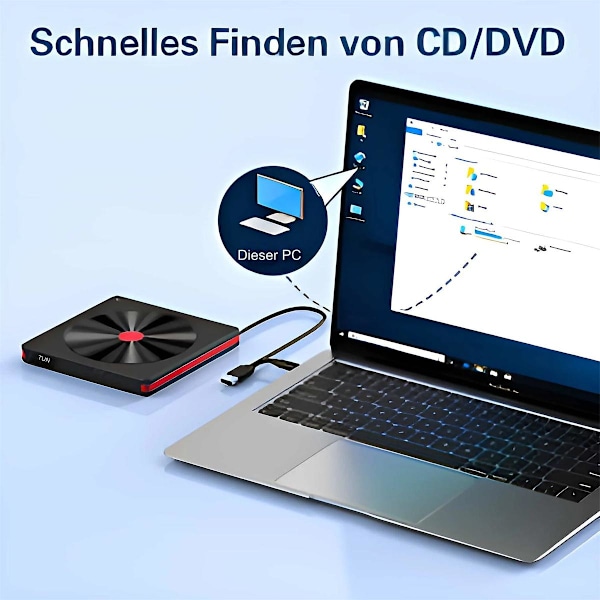 USB 3.0 och Typ-C Stöttålig och Snabb