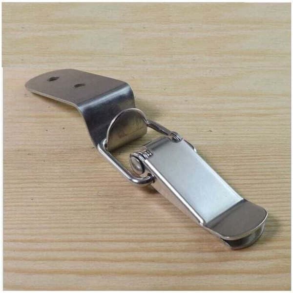 Ersandy 4-piece toggle latch, lever latch, spring-loaded stainless steel toggle latch for chests
