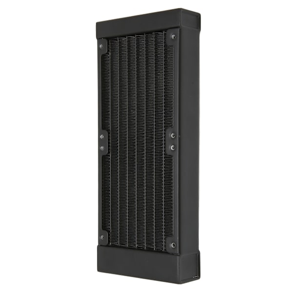 Vattenkylningsradiator 8 Rör G1/4 Gänga 80mm Dubbla Fläktar Aluminiumlegering Värmeväxlare för Skrivare Drönare Datorer