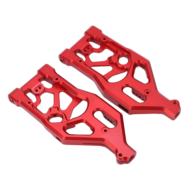 Ett par RC främre nedre armar Aluminiumlegering RC Nedre främre fjädringsarmar för ARRMA 1/5 Röd