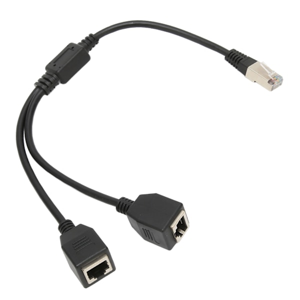 RJ45 Ethernet Splitter Kabel 1 Hane till 2 Hona Portar Stabil Snabb Överföring Cat5 RJ45 Splitter Kabel för Router Modem