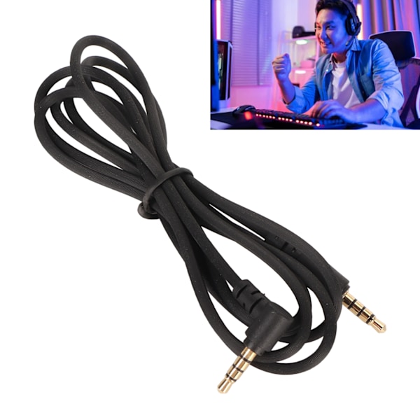 Ersättningsljudkabel Professionell 3,5 mm headsetförlängningskabel för Razer BlackShark V2 Pro, för Barracuda X, för Razer Nari Ultimate Gaming Headset
