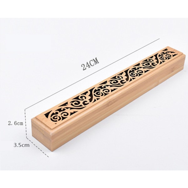 Hantverksmässig Skönhet, Bambu Meditationsrökelsehållare, Utsökt Gåva För Andligt Sinnade, Funktionell Och Estetisk Design, Bekväm Att Bära Med Sig