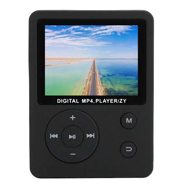 Bärbar 1,8-tums LCD-skärm MP4-spelare Radio Mini Musikspelare E-bok Ljudinspelare