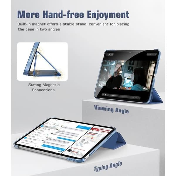 Tablet Case - Compatible with iPad 10th Generation 10.9 inch 2022 Case, iPad 10 Cover, Lightweight & Slim Clear Back [370]