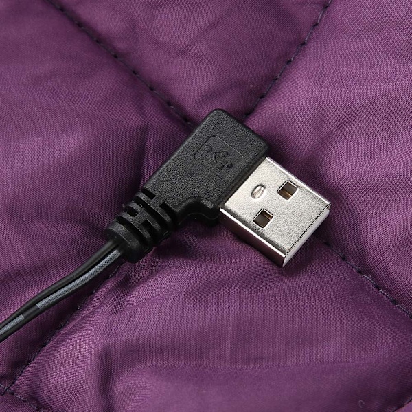 USB Elektrisk Opvarmet Vestejakke Vinter Kropsopvarmning Vestejakke Frakke XXL