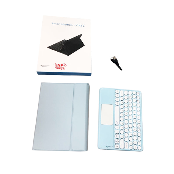 Bluetooth Keyboard Case for Samsung Galaxy Tab S6 Lite Blue[TT] Blue 25