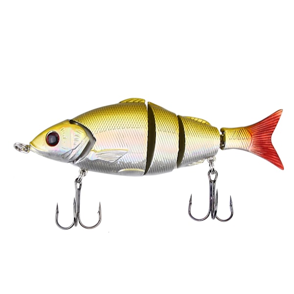 Livsliknande Konstgjort Bete Hårt Ledat Krokbete Crankbait Fiskeutrustning (C)