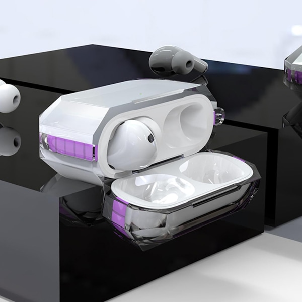 Klart Transparent TPU Stötsäkert Skyddsskal för Earbuds Pro Fodral