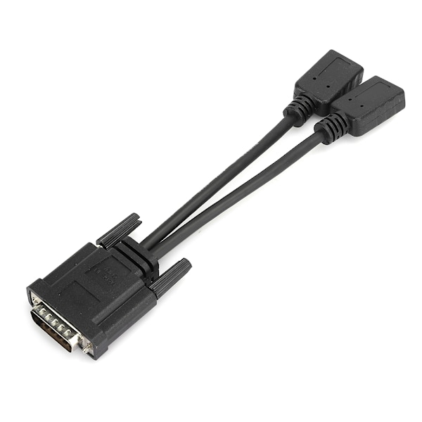Guldpläterad Konverteringskabel DMS 59Pin till HDMI Dubbel Skärmkabel Switch Splitter för PC Laptop D0508