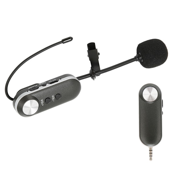 T‑3 Trådlös Lavalier Mikrofon UHF Professionell Myggmikrofon för Möten Tal PA System 100‑240VAU Kontakt