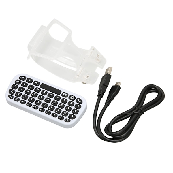 Kontroller Tangentbord Professionell Chatt Röst Trådlöst Bluetooth Kontroller Knappsats med Klämhållare för PS5 Kontroller