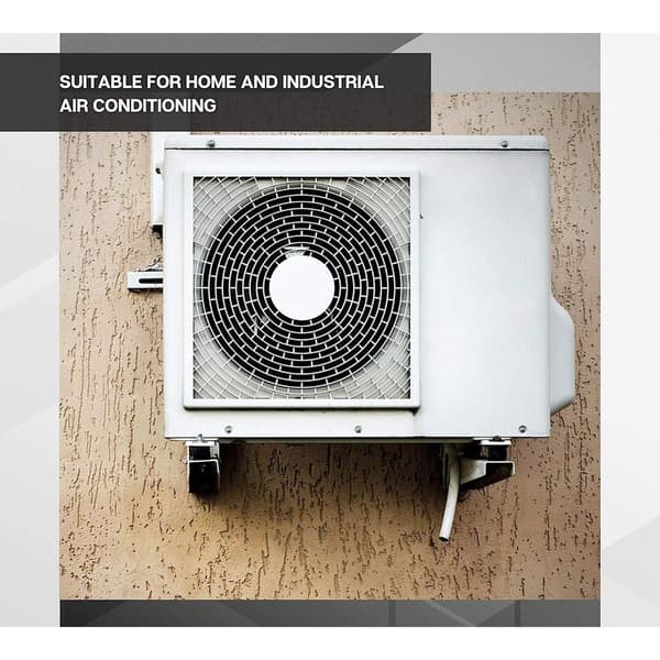 Konisk Silent Block för Luftkonditionering M8 Antivibrationsfötter med Muttrar och Brickor, Förpackning med 4 M8 Silent Blocks, Väggmontering för Reversibel Luftkonditionering