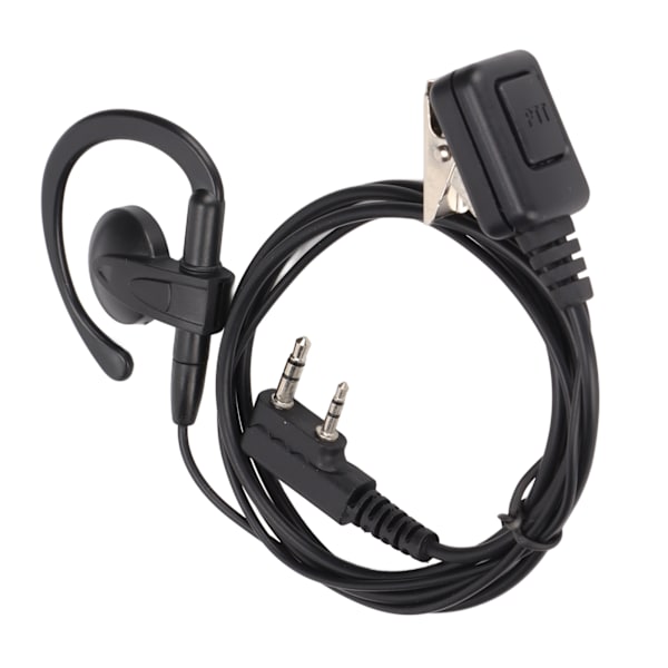 2-vägsradio Hörsnäcka G-form Walkie Talkie 2-stifts Hörlurar med Lline-mikrofon för Kenwood för Baofeng