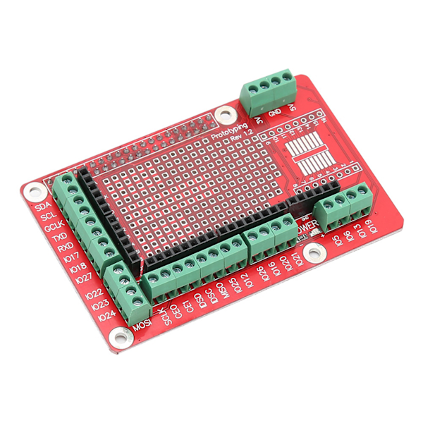 Multifunktionell expansionskortmodul för Raspberry Pi 4:e generationens prototyp