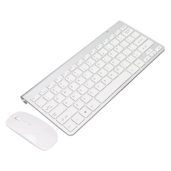 Tangentbords- och musset 2.4G Trådlöst 78 Tangenter USB Tunn Etsade Tangenter Ergonomisk Tyst Knapp Dator Tangentbord Mus