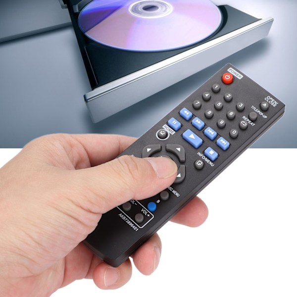 AKB73896401 Fjernbetjening til LG Udskiftning DVD-afspiller Fjernbetjening til BP340 BP135 BP335W