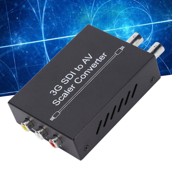 3G SDI till AV-omvandlare SDI till PAL NTSCM Videokonverterare för Kamera Hemmabio AC 100-240V (EU-kontakt)