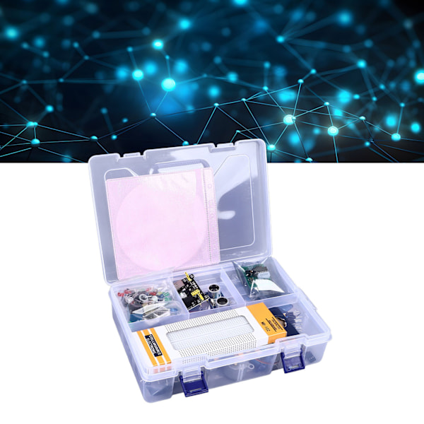 Elektronisk Komponentsats 830 Kopplingsdäck LED Summer Resistor Temperatur Fuktighetssensor Elektronik Startkit