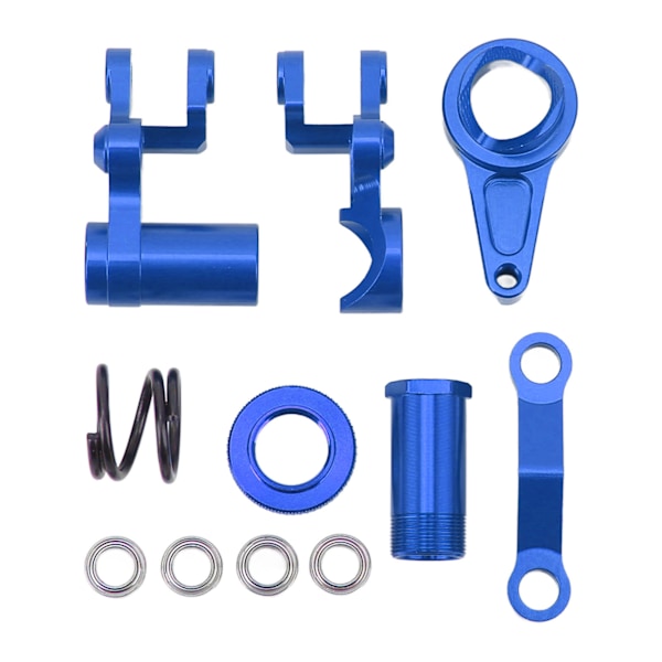 Styrservo Saver Aluminiumlegering Stabil Smidig Drift RC Styrningsenhet för TRAXXAS SLASH 1/10 RC Bil Blå