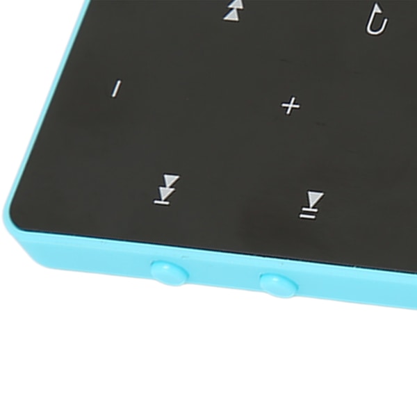 MP3 MP4-spelare 1,8 tums pekskärm Bluetooth 5.0 HiFi Förlustfri Lättviktig Bärbar Musikspelare för Sport Blå