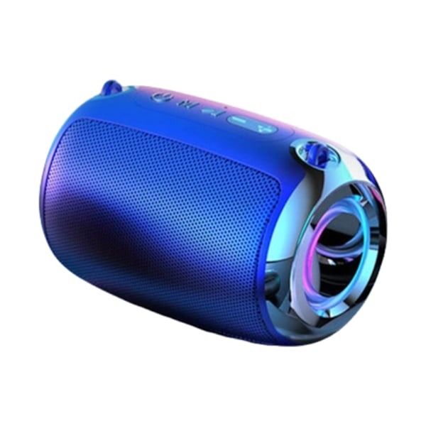 Smart AI Ljud Bluetooth Subwoofer Stor Volym Högtalare Kort Trådlös Gåva Liten Stålkanon Högtalare