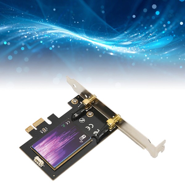 WiFi 6 PCIE Trådlöst Nätverkskort 3000Mbps Trippelband 2.4G 5.8G 6E PCIE WiFi 6E Adapterkort för Spelstreaming