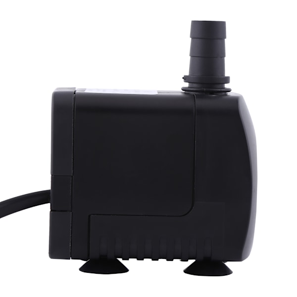1 stk. Plast 220V 15W 800L/H Springvand Luft Fisktank Akvarium Vand Nedsænkelig Pumpe Sort