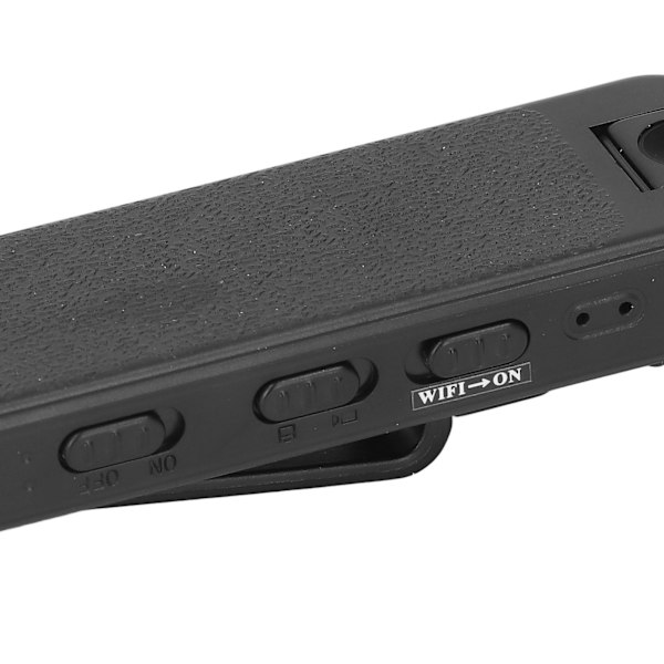 Kroppsburna kamera HD 1080P Infraröd mörkerseende Rörelsedetektering Inbyggd WiFi Hotspot Bärbar videoinspelare med bältesklämma 180 graders rotering