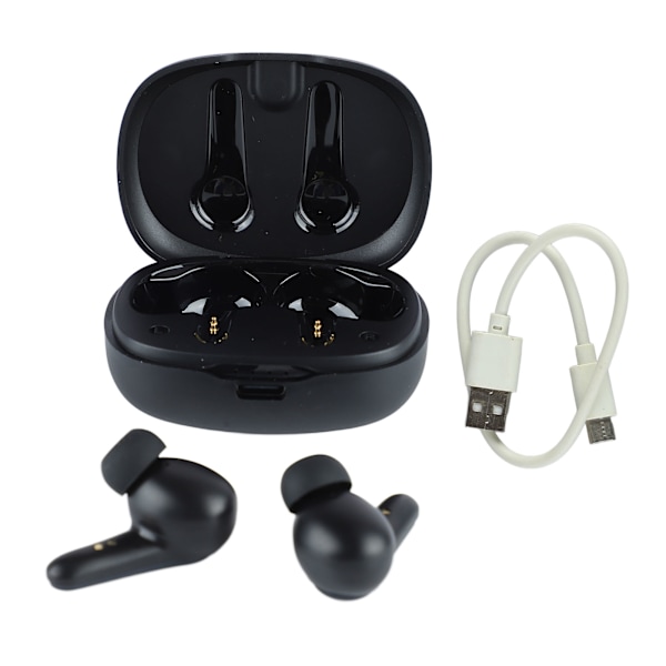 True Wireless Hörlurar Brusreducering Låg Latens Stereo Bluetooth Hörlurar för Musik