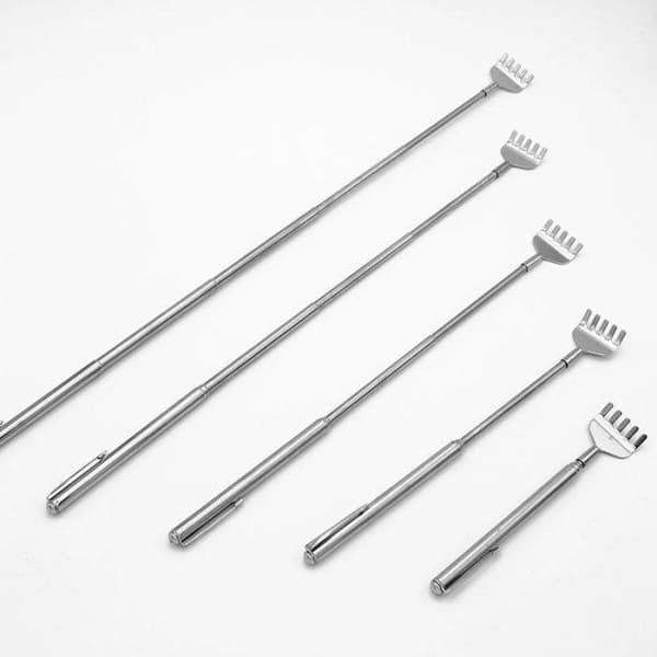 2-pack teleskopisk ryggskrapa - Klia dig på ryggen - Silver silver