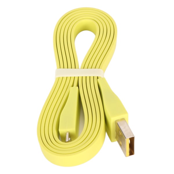 Ersättnings USB-laddningskabel Slitstark sladd för Logitech UE Wonderboom för UE Boom för Megaboom för Mega Boom 1,2m Fluorescerande Gul