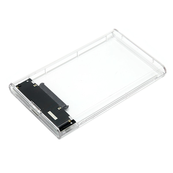 Transparent SSD-fodral 2.5in SATA Seriell Port USB 3.0 Höghastighets Mobilt Hårddiskbox-kabinett